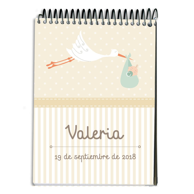 Regalos personalizados: Cuadernos: Libreta personalizada para regalar en bautizo