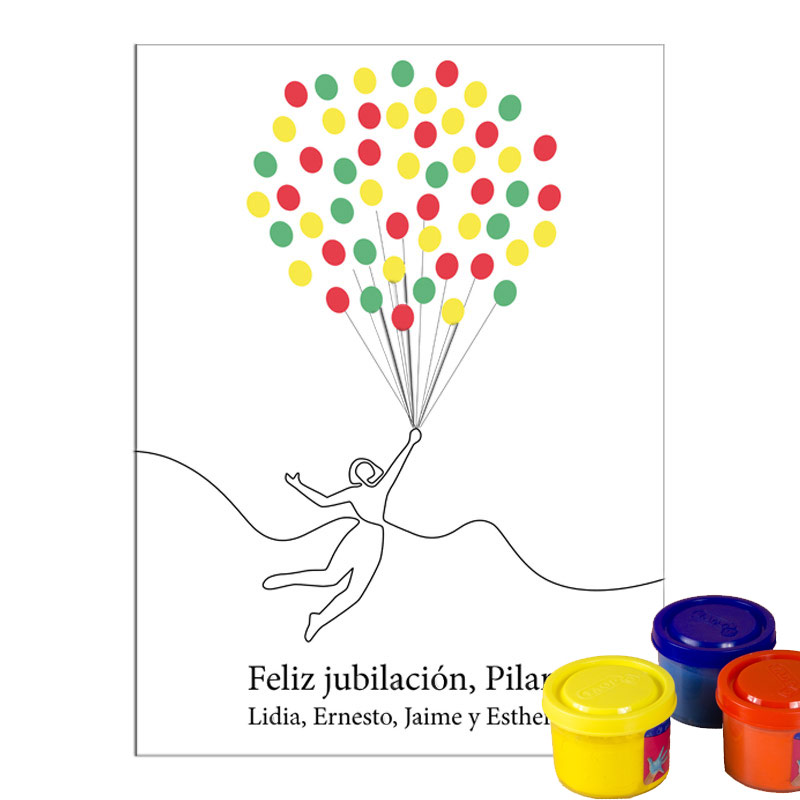 Regalos personalizados: Diseño y decoración: Lienzo especial Jubilación