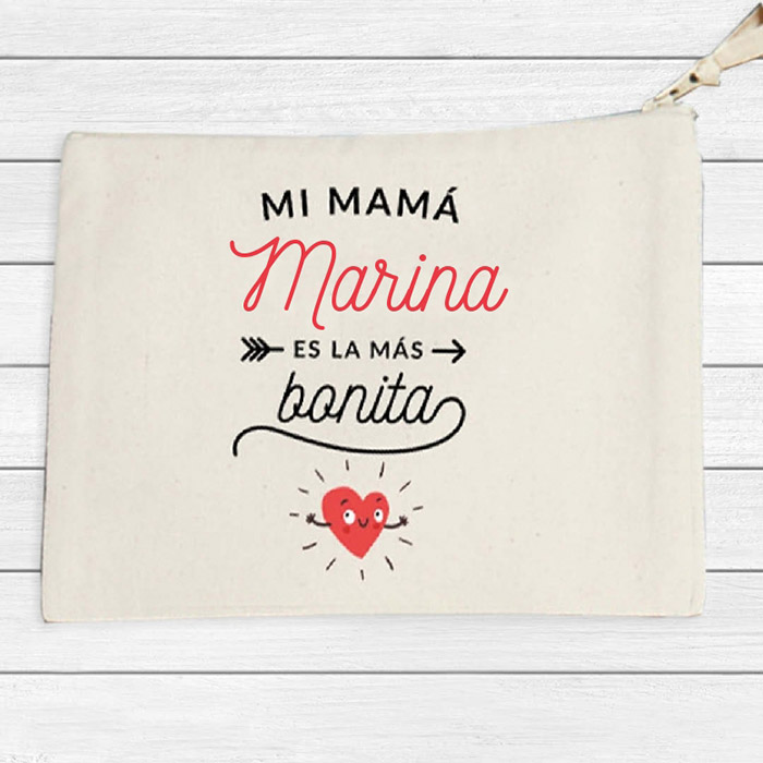 Regalos personalizados: Regalos con nombre: Neceser BIO para madre personalizado