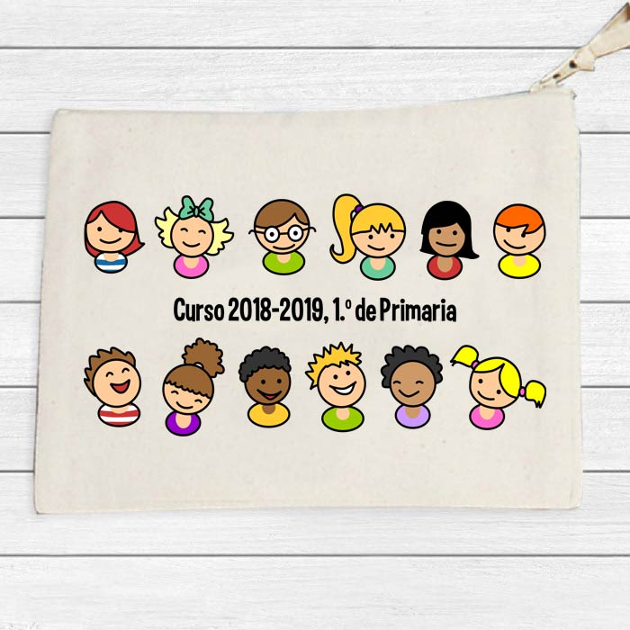 Regalos personalizados: Bolsas personalizadas: Neceser BIO personalizado para profes