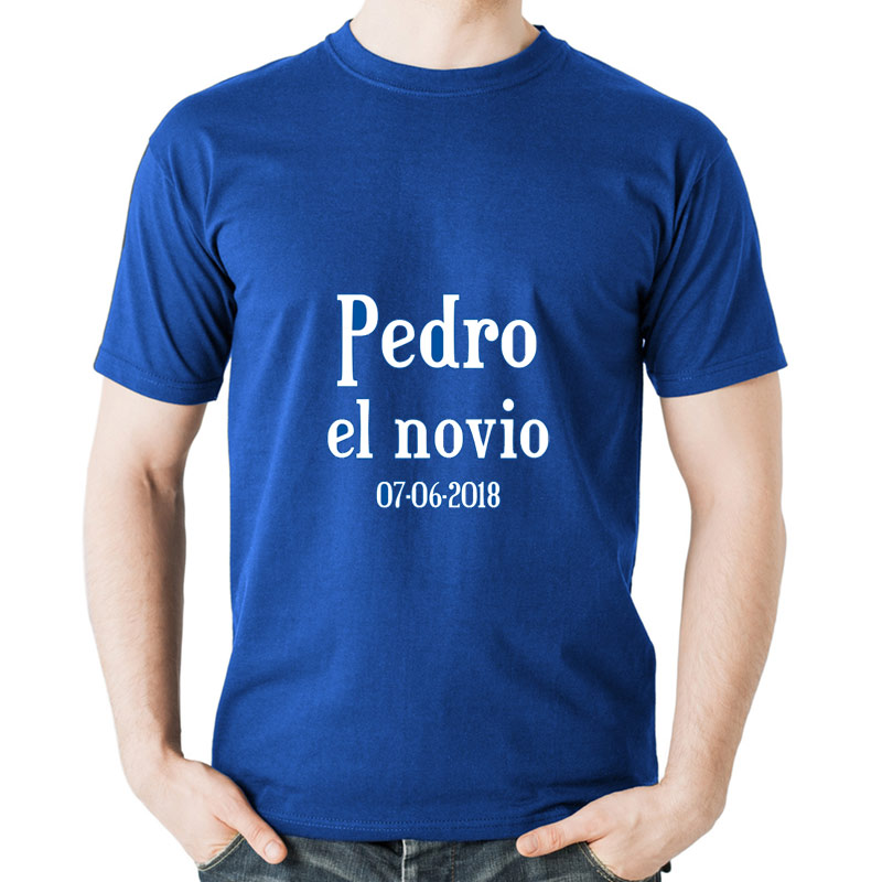 Regalos personalizados: Regalos con nombre: Pack camisetas novios personalizadas