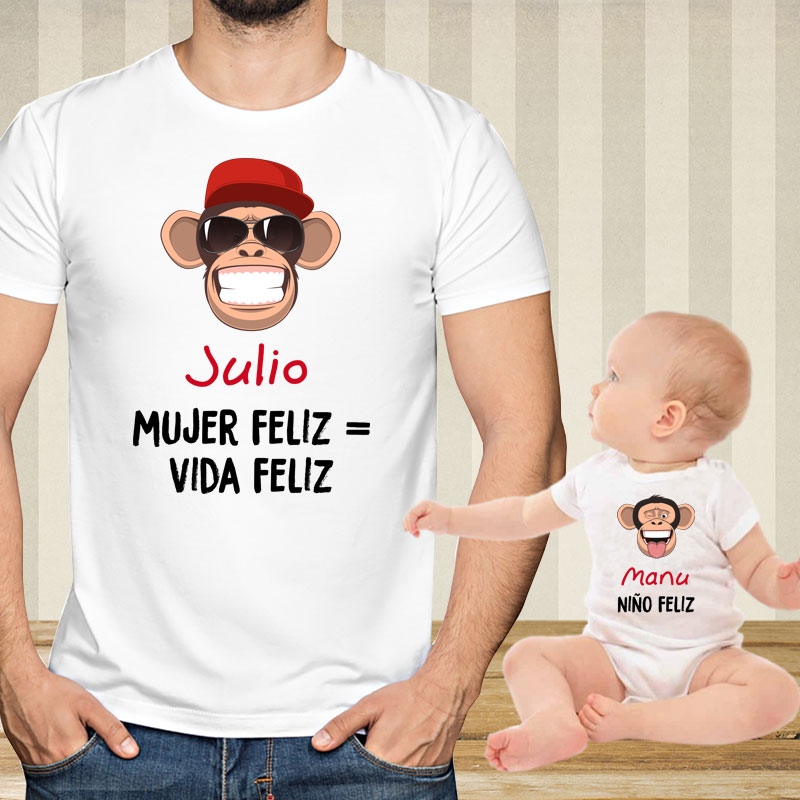 Regalos personalizados: Regalos con nombre: Pack camisetas personalizadas divertidas