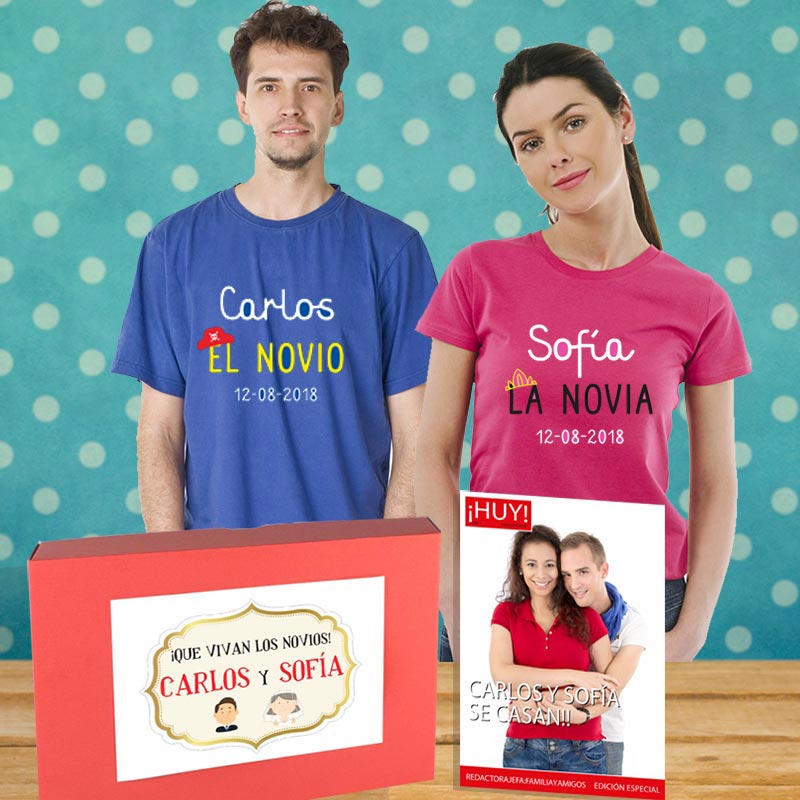 Regalos personalizados: Kits regalo: Kit boda ¡Que vivan los novios! personalizado