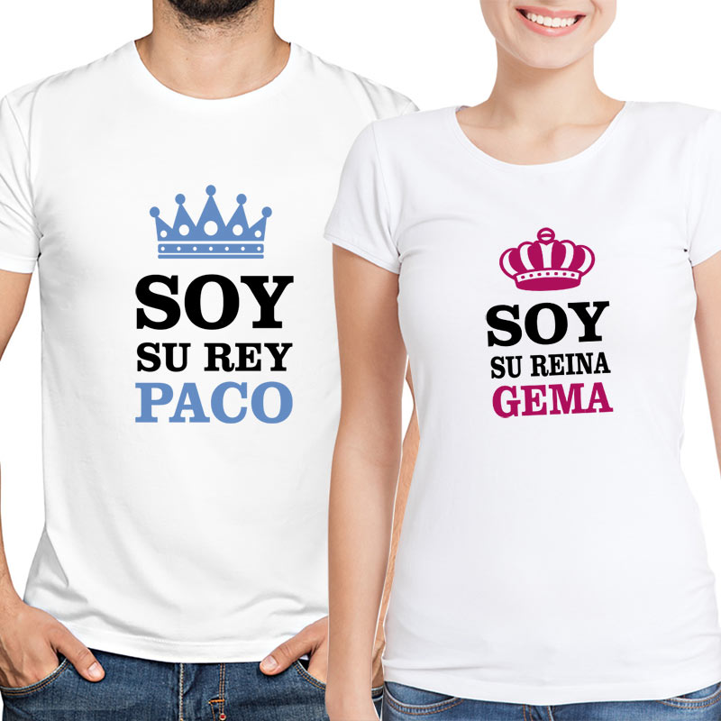 Regalos personalizados: Regalos con nombre: Pack camisetas personalizadas para familia