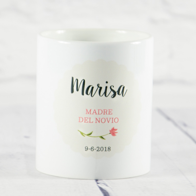 Regalos personalizados: Diseño y decoración: Pack de tazas para padrinos de boda