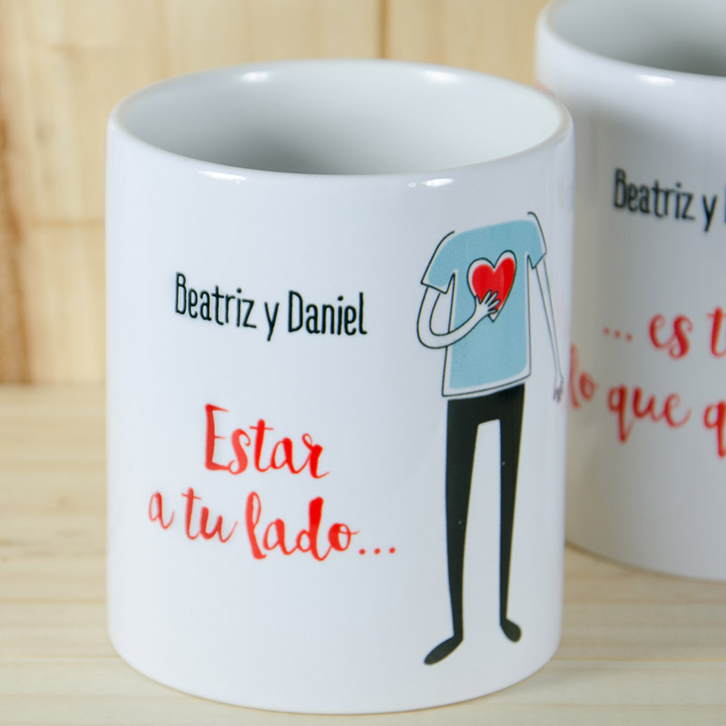 Regalos personalizados: Regalos con nombre: Pack de tazas personalizadas juntos