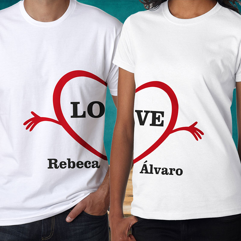 Regalos personalizados: Regalos con nombre: Pack familia Love personalizado