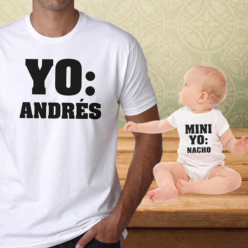 Regalos personalizados: Regalos con nombre: Pack padres personalizado YO y MINI YO