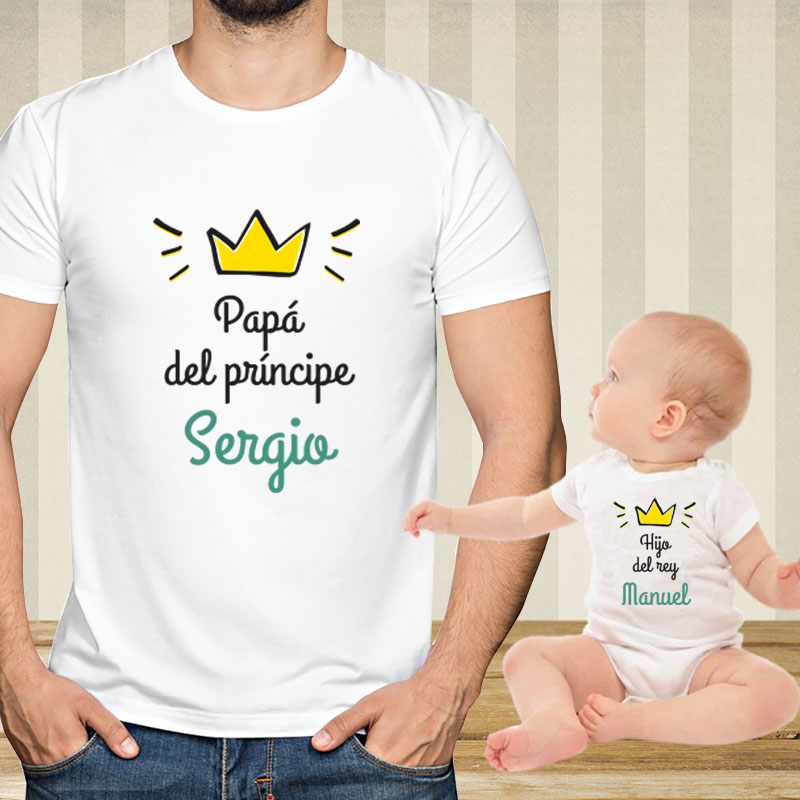 Regalos personalizados: Camisetas personalizadas: Pack personalizado camisetas 'Papá del ...'