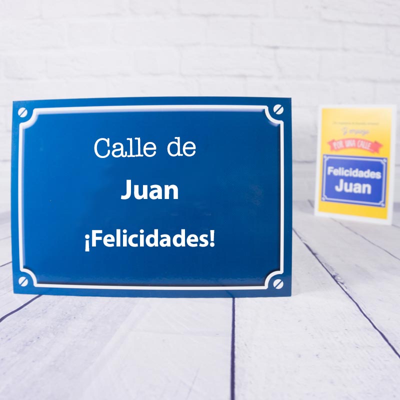 Regalos personalizados: Placa de calle personalizada para cumpleaños: Placa de calle personalizada para cumpleaños