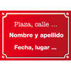 placaroja