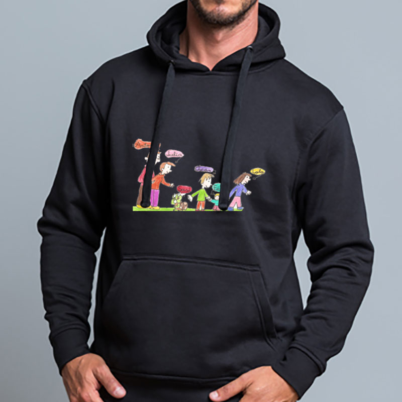 Sudadera personalizada con el dibujo de tu hijo