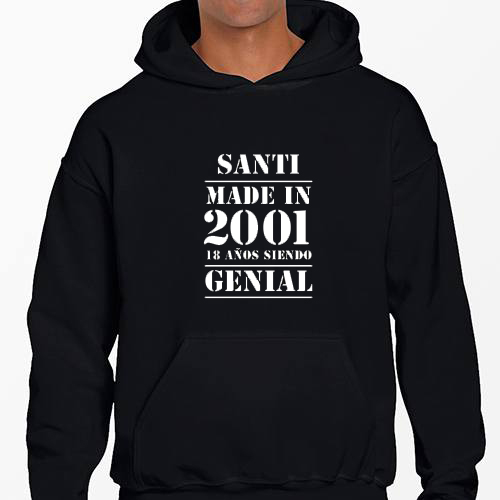 Regalos personalizados: Regalos con nombre: Sudadera personalizada para cumpleaños