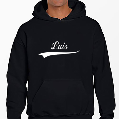 Regalos personalizados: Regalos con nombre: Sudadera personalizada retro