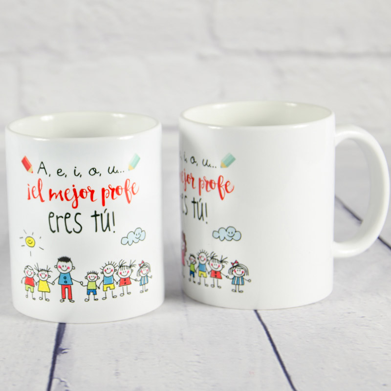 Regalos personalizados: Tazas personalizadas: Taza ¡El mejor profe eres tú!