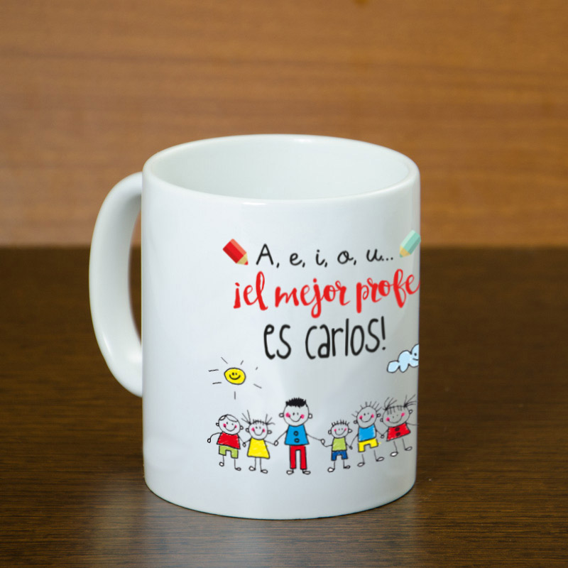 Regalos personalizados: Tazas personalizadas: Taza ¡El mejor profe eres tú!