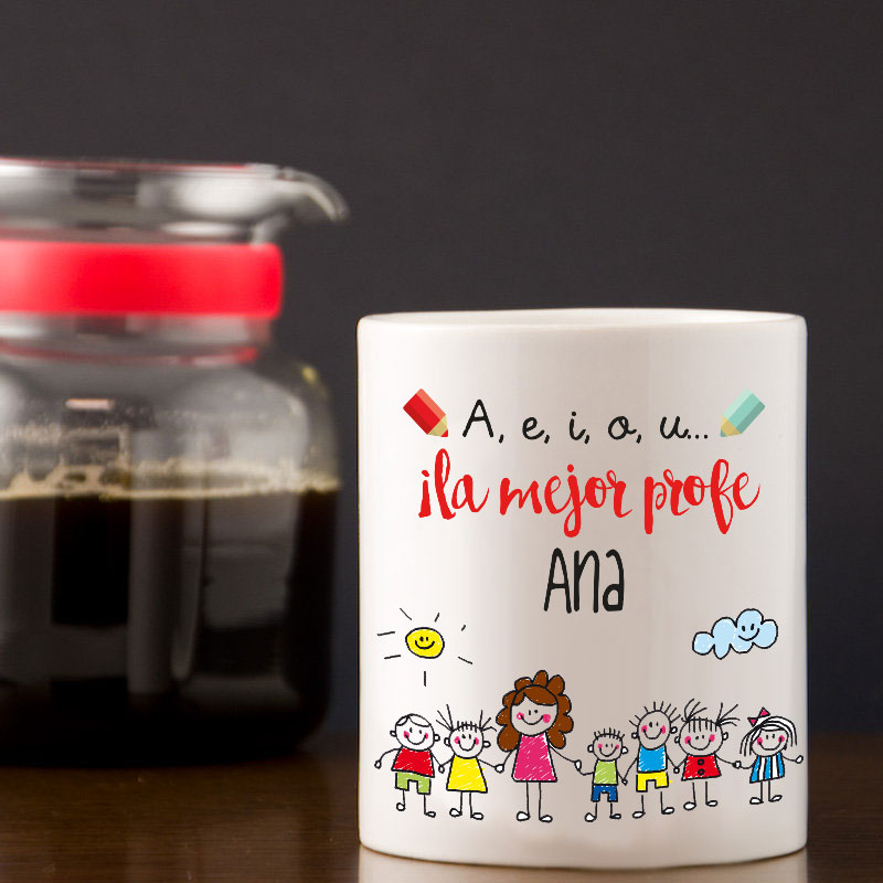 Regalos personalizados: Tazas personalizadas: Taza ¡El mejor profe eres tú!