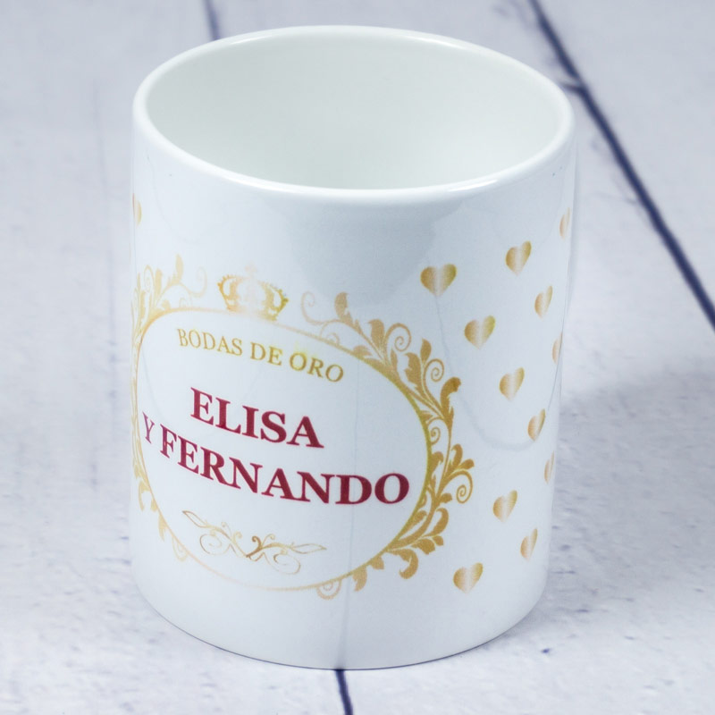 Regalos personalizados: Tazas personalizadas: Taza especial bodas personalizada