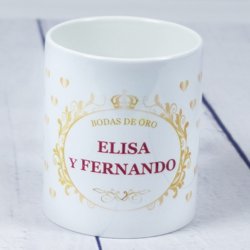 Regalos personalizados: Tazas personalizadas: Taza especial bodas personalizada