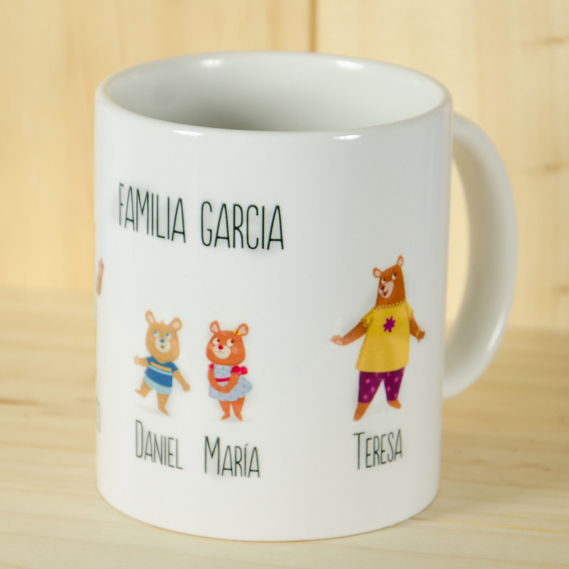 Regalos personalizados: Tazas personalizadas: Taza familia Oso personalizado