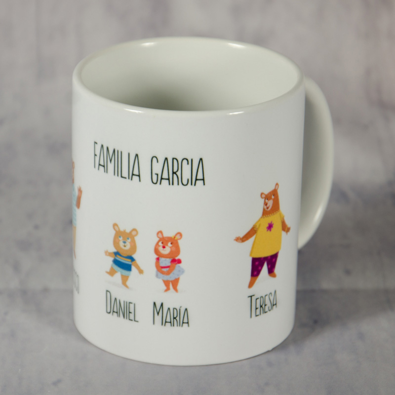 Regalos personalizados: Tazas personalizadas: Taza familia Oso personalizado