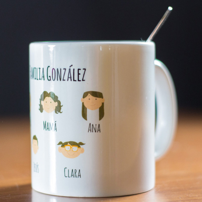 Regalos personalizados: Tazas personalizadas: Taza familia personalizado