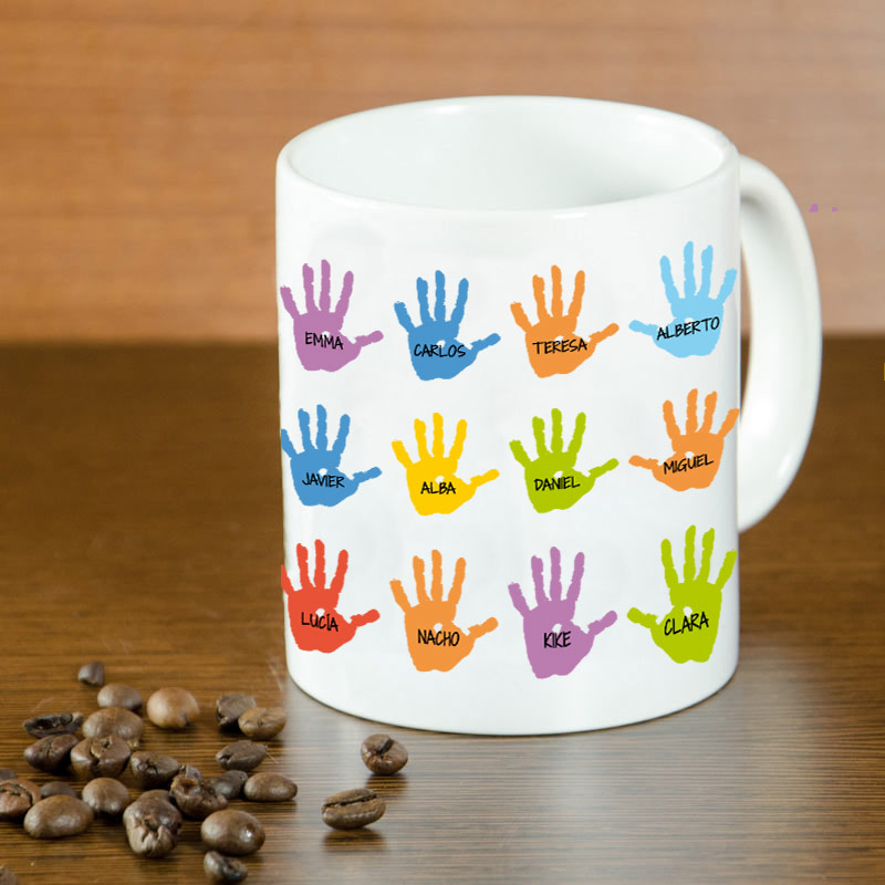 Regalos personalizados: Tazas personalizadas: Taza personalizada 'Dejas huella'