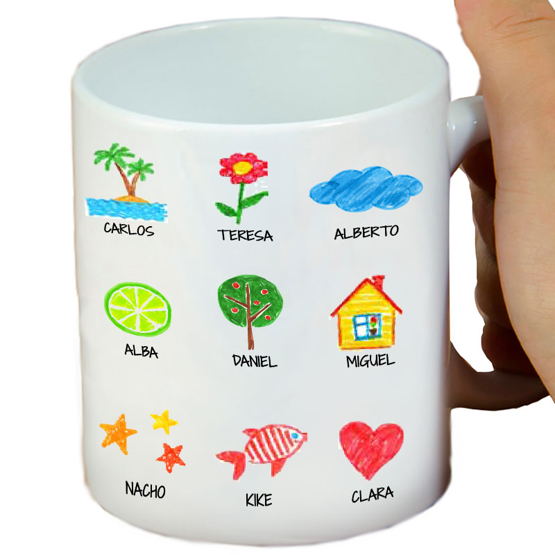 Regalos personalizados: Tazas personalizadas: Taza personalizada 'Dibujos'