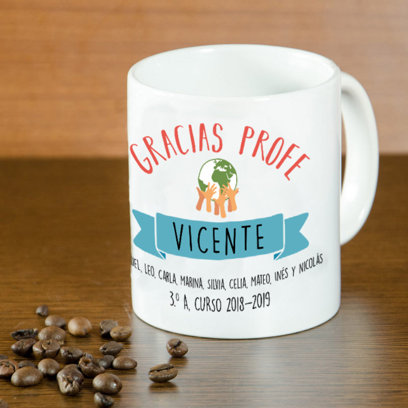 Regalos personalizados: Tazas personalizadas: Taza personalizada Gracias profe