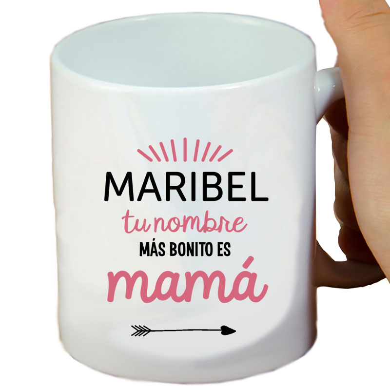 Tazas personalizadas con nombre y texto