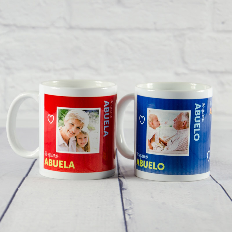 Taza para regalo A tu lado Abuelo