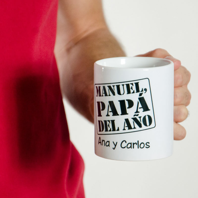 Regalos personalizados: Tazas personalizadas: Taza personalizada para el padre del año