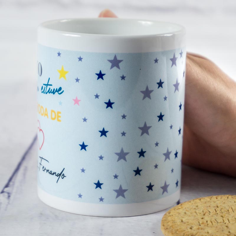 Regalos personalizados: Tazas personalizadas: Taza personalizada para invitados 'Boda de'