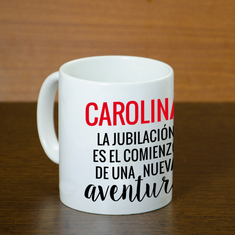 Regalos personalizados: Tazas personalizadas: Taza personalizada para jubilación