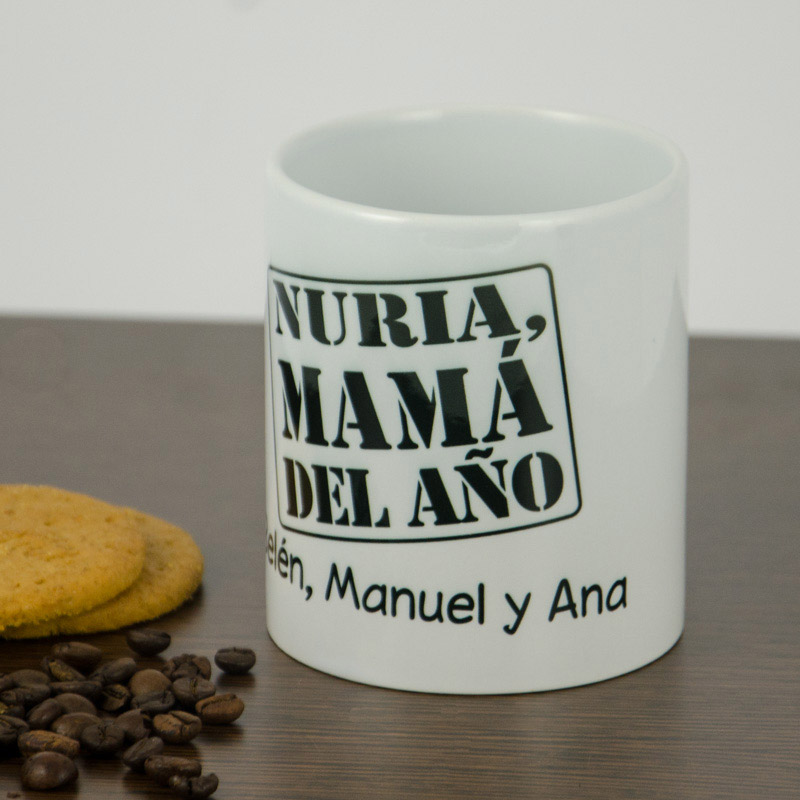 Regalos personalizados: Tazas personalizadas: Taza personalizada para la madre del año