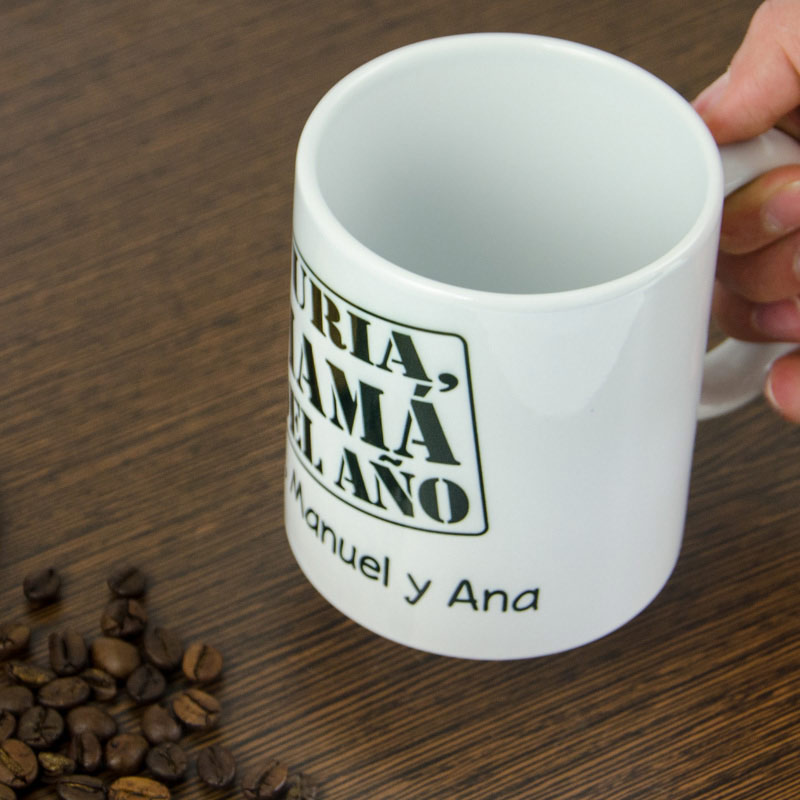 Regalos personalizados: Tazas personalizadas: Taza personalizada para la madre del año