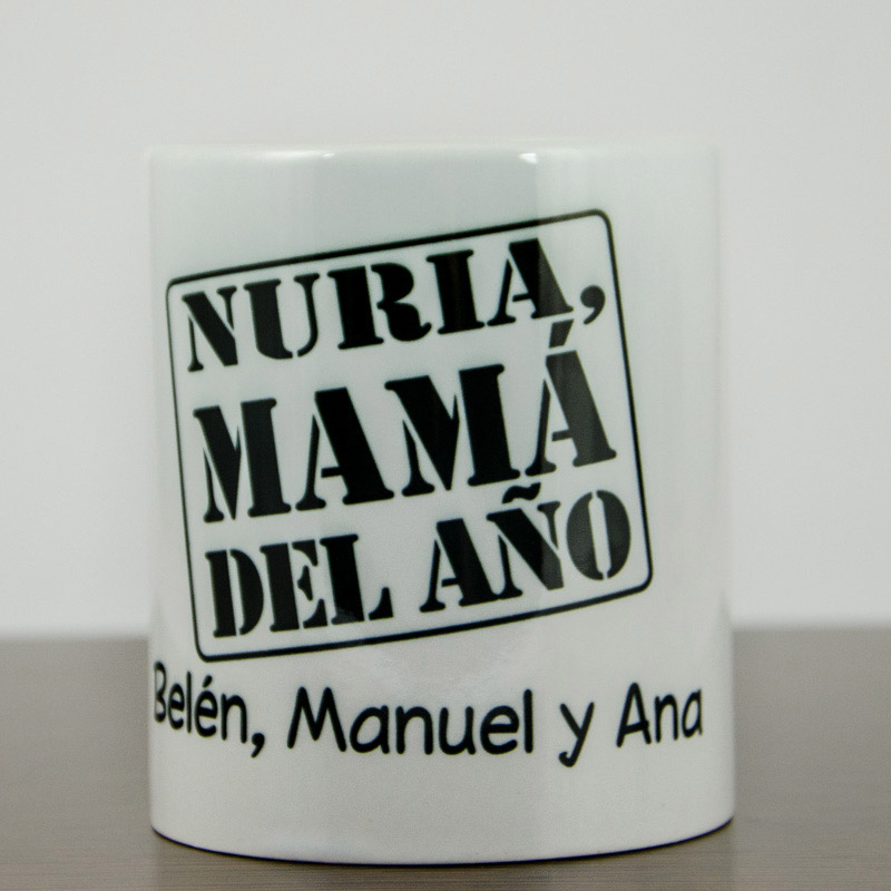 Regalos personalizados: Tazas personalizadas: Taza personalizada para la madre del año