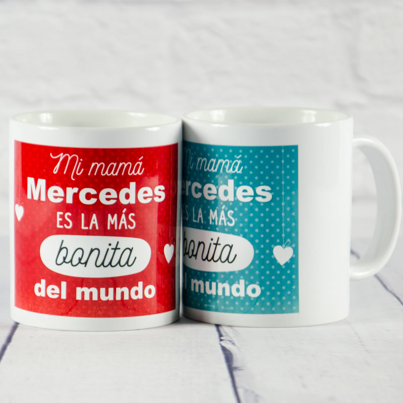 Regalos personalizados: Tazas personalizadas: Taza personalizada para la mamá más bonita