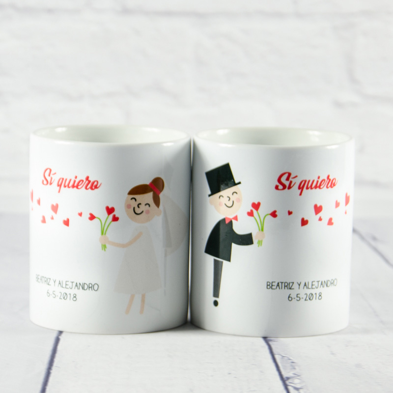 Regalos personalizados: Tazas personalizadas: Tazas ¡Si quiero! personalizada