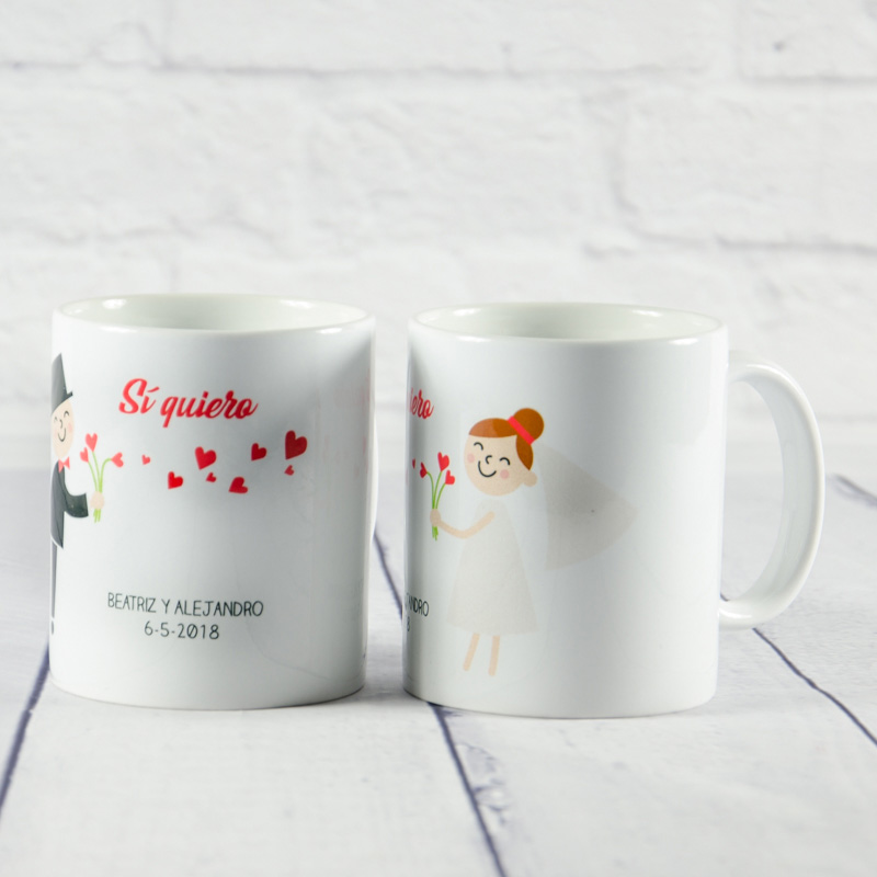 Regalos personalizados: Tazas personalizadas: Tazas ¡Si quiero! personalizada