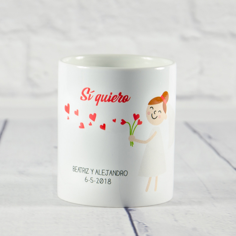 Regalos personalizados: Tazas personalizadas: Tazas ¡Si quiero! personalizada