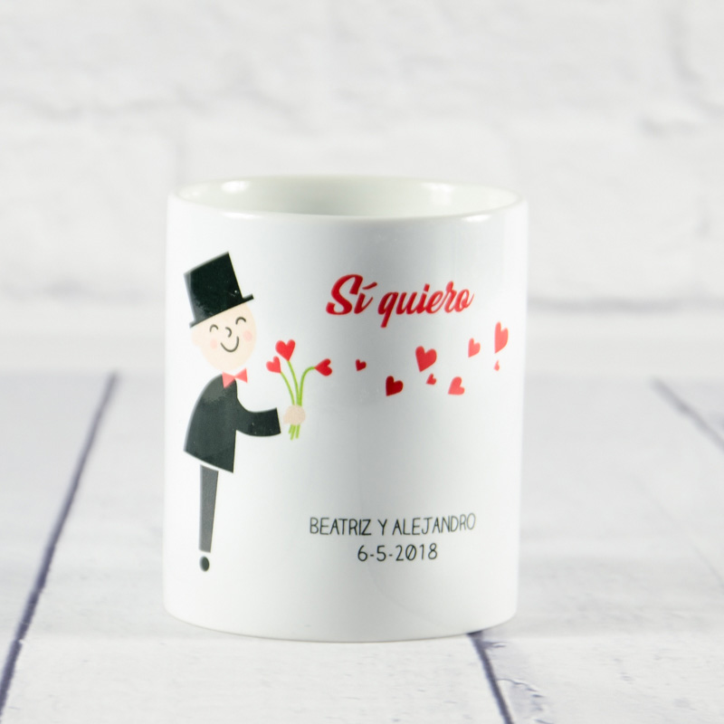 Regalos personalizados: Tazas personalizadas: Tazas &iexcl;Si quiero! personalizada