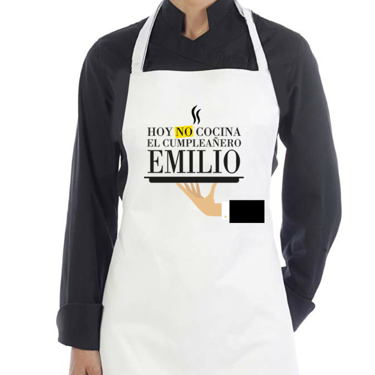 Delantal para personalizar - Super Chef Toque para el cumpleaños