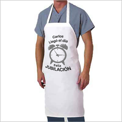 Regalos personalizados: Delantales personalizados: Delantal jubilaci&oacute;n personalizado