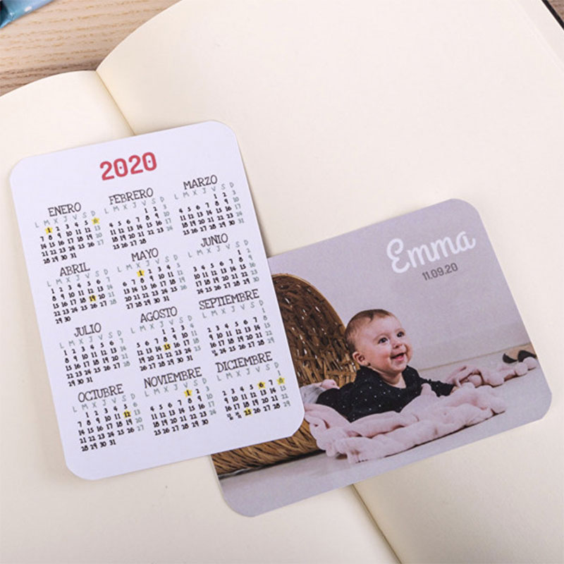 Pack calendarios de bolsillo personalizado