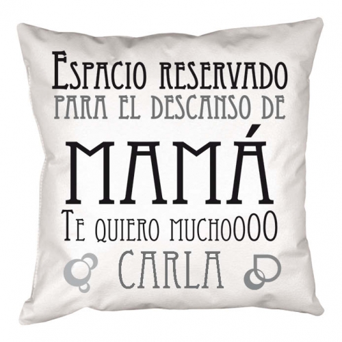 Diseño y decoración: Cojín personalizado Mamá Diseño y decoración: Cojín personalizado Mamá