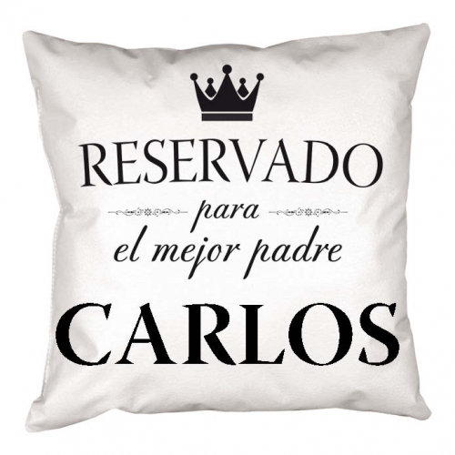 Regalos con nombre: Cojín personalizado Reservado Regalos con nombre: Cojín personalizado Reservado