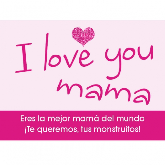 Vinos Personalizados: Botella de champán I love you mamá Vinos Personalizados: Botella de champán I love you mamá