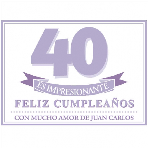 Vinos Personalizados: Botella de vino especial 40 años Vinos Personalizados: Botella de vino especial 40 años