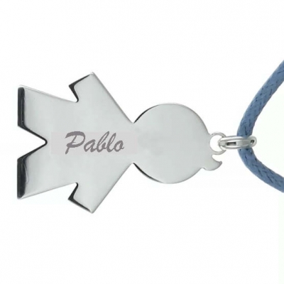 Joyas personalizadas: Colgante querubín chico grabado Joyas personalizadas: Colgante querubín chico grabado